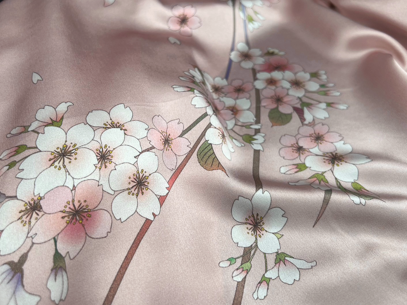 Premiere Silk Kimono - Sakura Pink